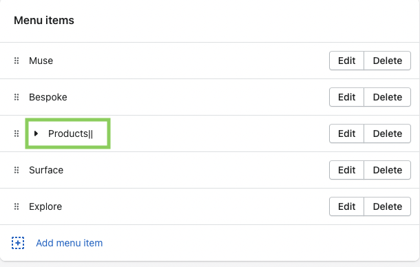 Example of a menu that should have a mega dropdown